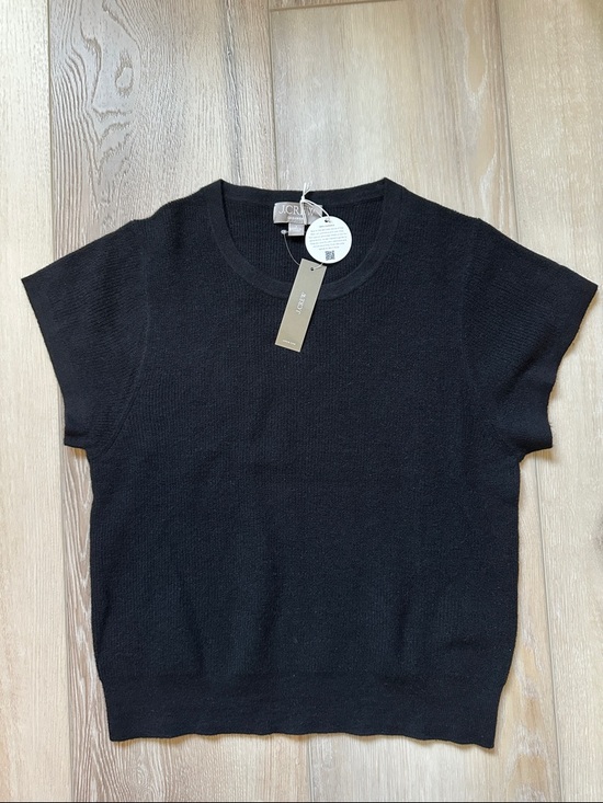 J. Crew Sweaters - J Crew Ribbed Featherweight 100% Cashmere Tee Sweater